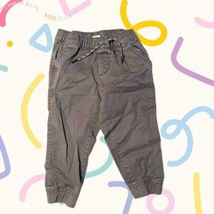 gap baby grey khaki jogger pants 18-24M